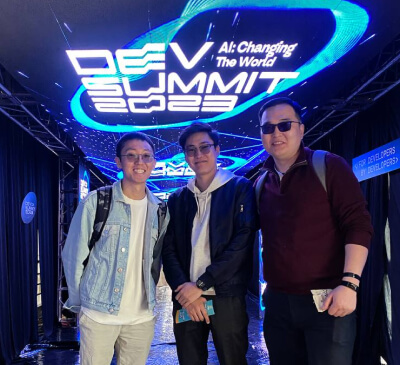 Our team at Dev Summit 2023